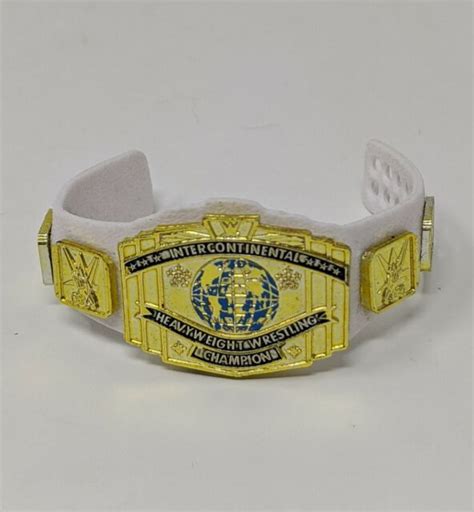 Wwe White Intercontinental Championship Belt Accessories Mattel Elite