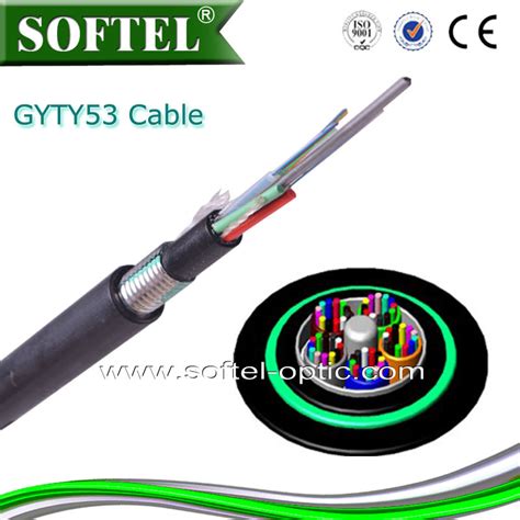 Stranded Loose Tube Armored Outdoor Gyty53 Cable For Directly Burial