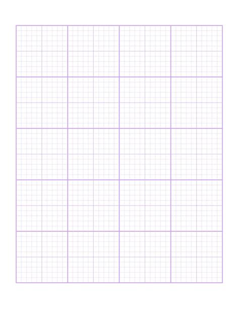 Small Grid Paper 5x5