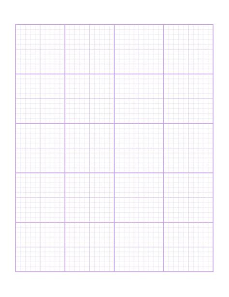Small grid paper 5x5