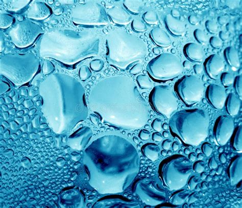 Water Blue Drops Stock Image Image Of Background Macro 3396473