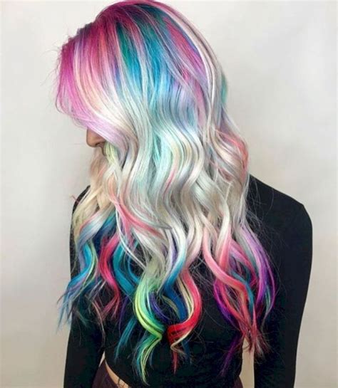 48 best funky colored hair that look so carefree seasonoutfit hair styles funky hair colors