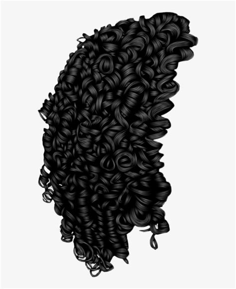 Clipart Freeuse Afro Transparent Curly Black Curly Hair Png