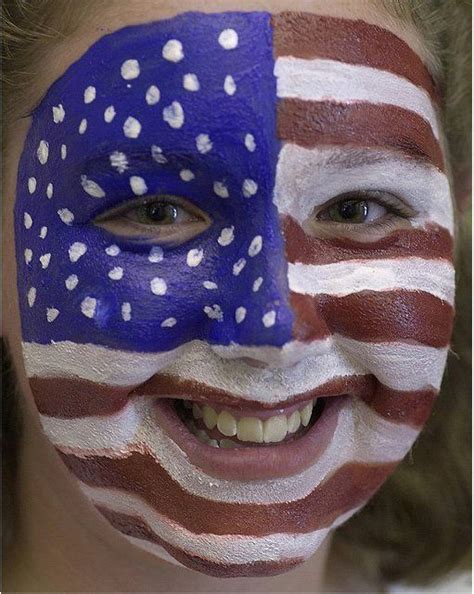 Gettin All Patriotic Face Painting Face Painting Designs Halloween