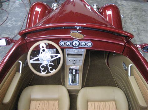 Custom Leather Roadster Interior Franks Hot Rods Upholstery