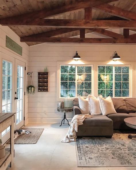 Shiplap Walls Wood Clad Ceilings And An Abundance Of Natural Light