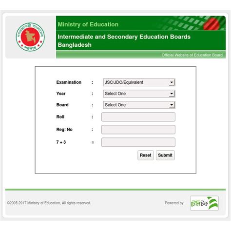 Ssc Result 2017 Bangladesh All Education Board Result Govt Exam Result