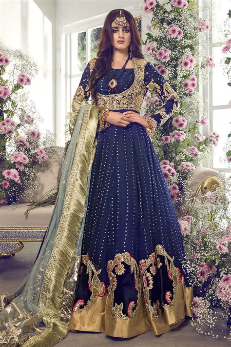 Pakistani Bridal Dress 2020 With Multi Embroidered Work Nameera By Farooq