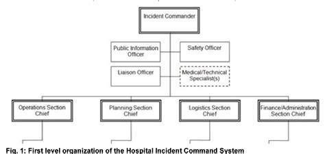 Hospital Incident Command System Org Chart