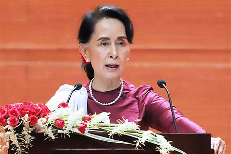 Political rivals killed him in july 1947. Aung San Suu Kyi speaks, but does the world believe her ...