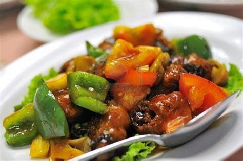 Containing sugary and acidic ingredients blended together. Recipes Denn: Vegetable Sweet & Sour