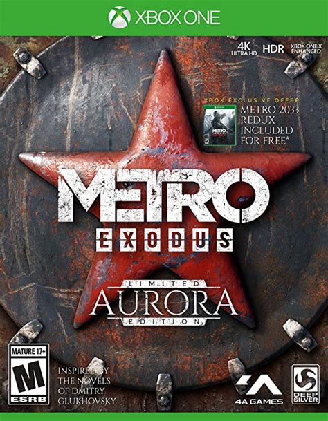 Metro Exodus Aurora Limited Edition Xbox One Xbox One Computer And
