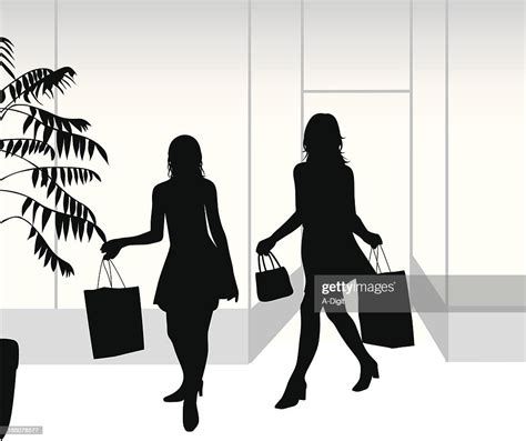 Shopping Mall Vector Silhouette High Res Vector Graphic Getty Images