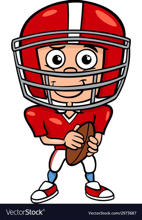 Cartoon Football Player