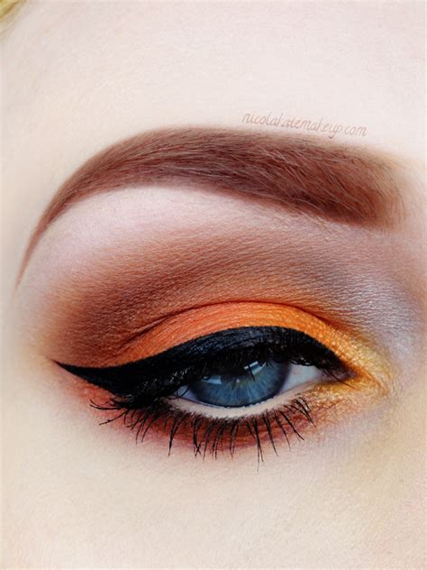 Awesomely Orange | Orange makeup, Orange eyeshadow, Eye makeup