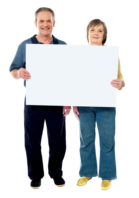 People Holding Banner Png Image People Banner Male