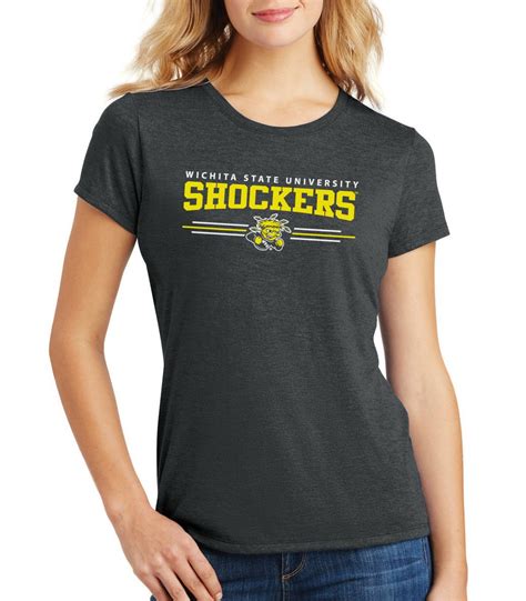 Wichita State Shockers Womens T Shirt Womens Wsu Etsy