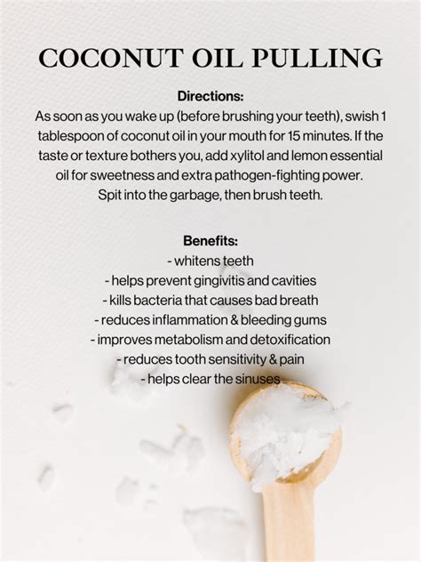 Oil Pulling Benefits