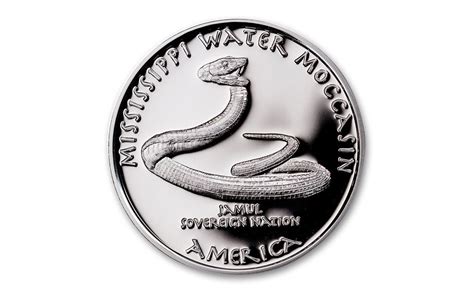 2017 Mississippi 1 1 Oz Silver Choctaw Water Moccasin Proof