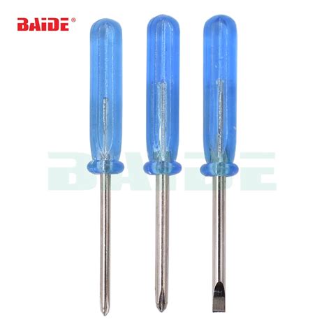 Blue 45mm Mini Screwdrivers 15 Phillips 20 Phillips 20 Slotted