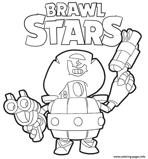 Brawl Stars Coloring Pages Robo Mike Coloringbay Vrogue Co