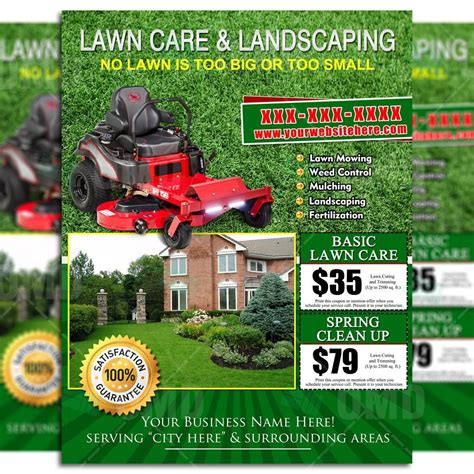 The Stunning Lawn Mowing Flyers Colonarsd7 Within Lawn Mowing Flyer