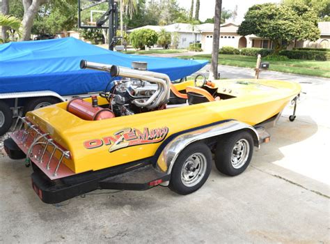 1974 Hondo Flat Bottom Race Boat V Drive
