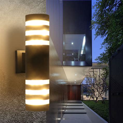 Outdoor Modern Exterior Led Wall Light Sconce Fixtures