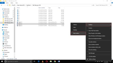 How To Open Folders From Windows 10 Taskbar