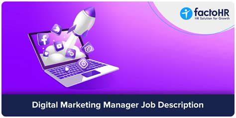 Digital Marketing Manager Job Description Sample Template