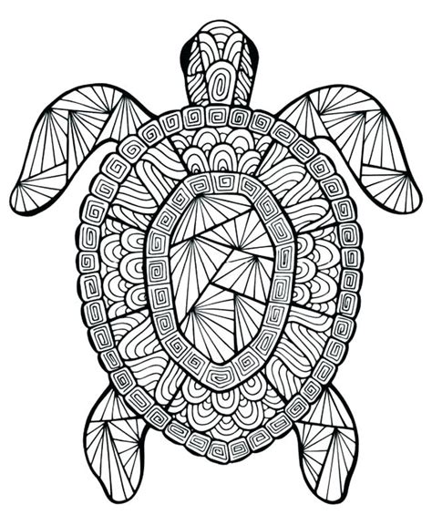 Geometric Animal Coloring Pages At Free Printable