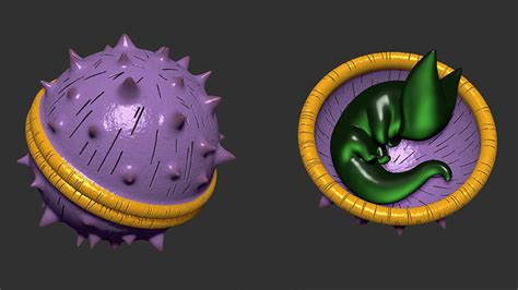 Dragonball Z Larva Cell And Cocoon 3d Model 3d Printable Cgtrader