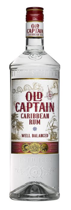 Old Captain Extra Dry Caribbean Rum Rol 1l