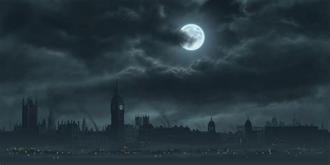 Dark London Digital Art By Javier Martinez