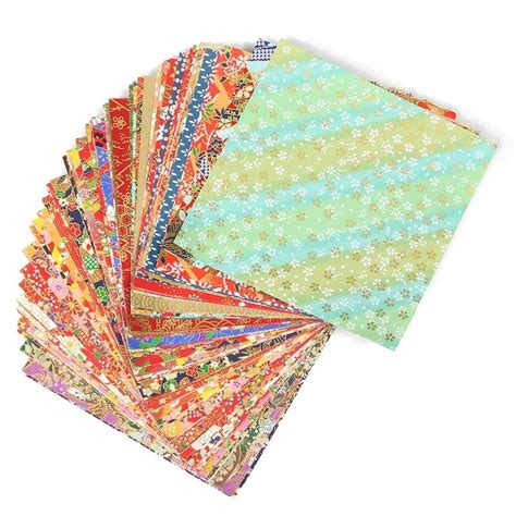 Handmade 100 Sheets 14x14cm Mixed Pattern Japanese Flower Floral