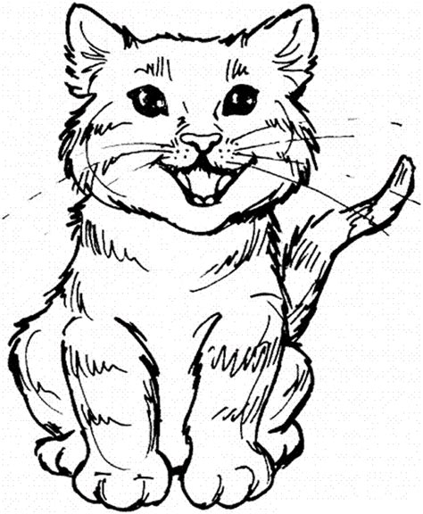 Free Printable Cat Coloring Pages For Kids