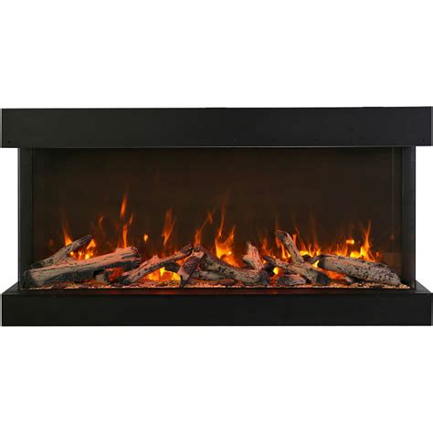 Amantii Tru View Extra Tall Extra Long 3 Sided Electric Fireplace