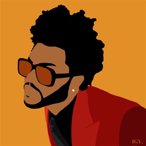 The Weeknd Blinding Lights Digital Art Hip Hop Print Wall Art