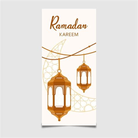 Ramadan Kareem Banner With Lantern Decoration Template Download On