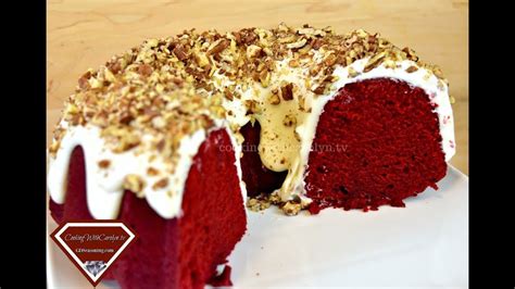 BEST RED VELVET POUND CAKE W WHIPPED CREAM CHEESE FROSTING Holiday