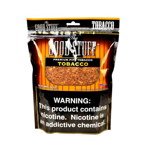 Good Stuff Natural Pipe Tobacco 6 Oz Bag Tobacco Stock