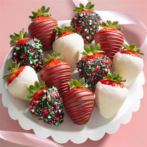 12 Holly Jolly Christmas Chocolate Covered Strawberries Acd2030 A
