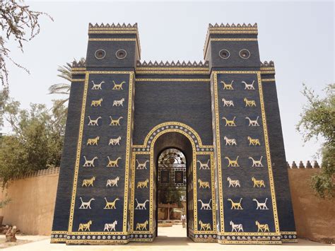 Ishtar Gate Puerta De Istar Antigua Babilonia Iraq Ирак
