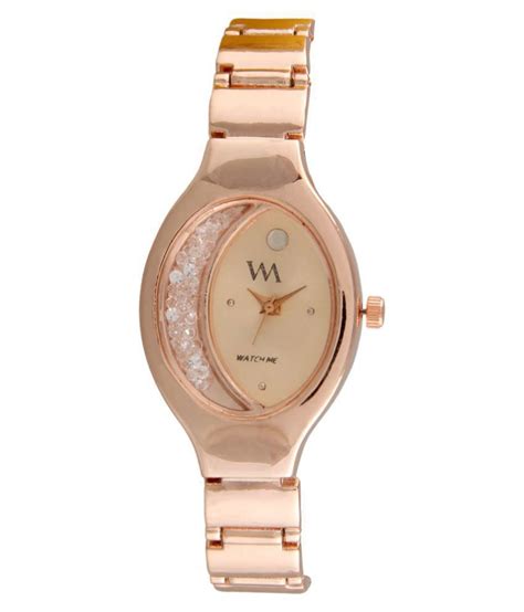 Watch Me Stainless Steel Oval Womens Watch Price In India Buy Watch Me Stainless Steel Oval