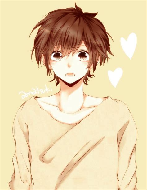 Pin By Alpha Wolfie On Boy みんな Brown Hair Anime Boy Anime Brown