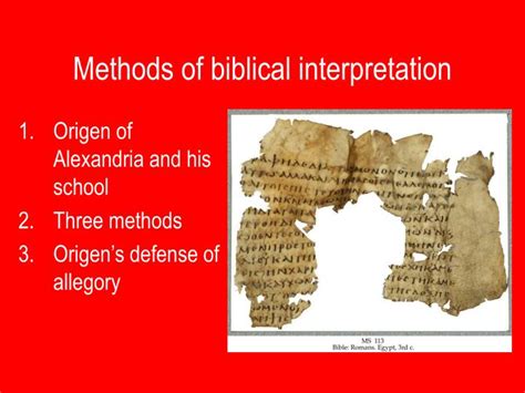 Ppt Methods Of Biblical Interpretation Powerpoint Presentation Free