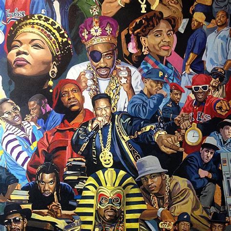 A Hip Hop Portrait Of Legends Hiphoplegends Goldenera Hip Hop Art