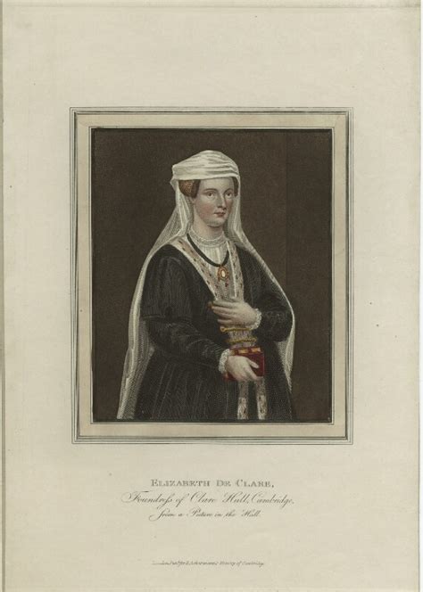 Npg D24092 Elizabeth De Clare Lady De Burgh Portrait National