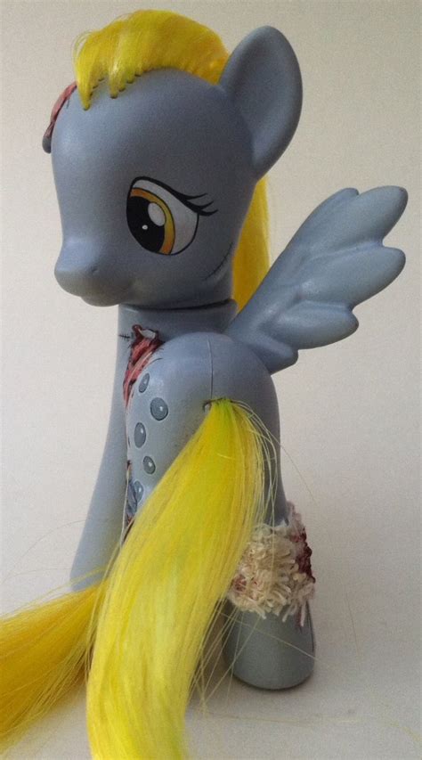 Ooak Mlp My Little Pony Custom Fim G4 Zombie Derpy Hooves By Eponyart
