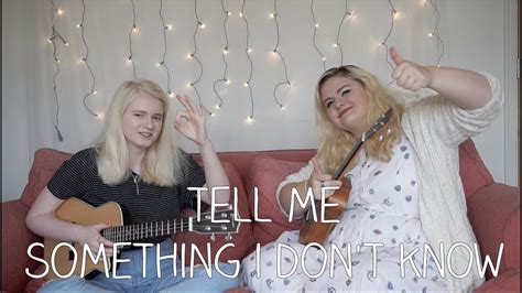Tell Me Something I Dont Know By Selena Gomez Cover W Zannah Youtube